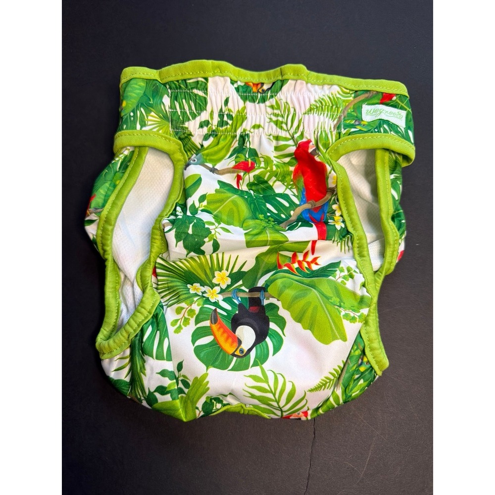 Wegneeco‎  Male Female Dog Diaper Washable Jungle Amazon Swim Shield Large